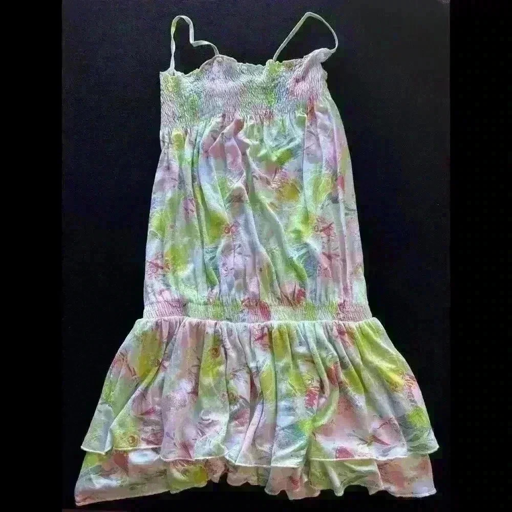 Zara Girls Sz 13-14 Colorful  Floral Dress
